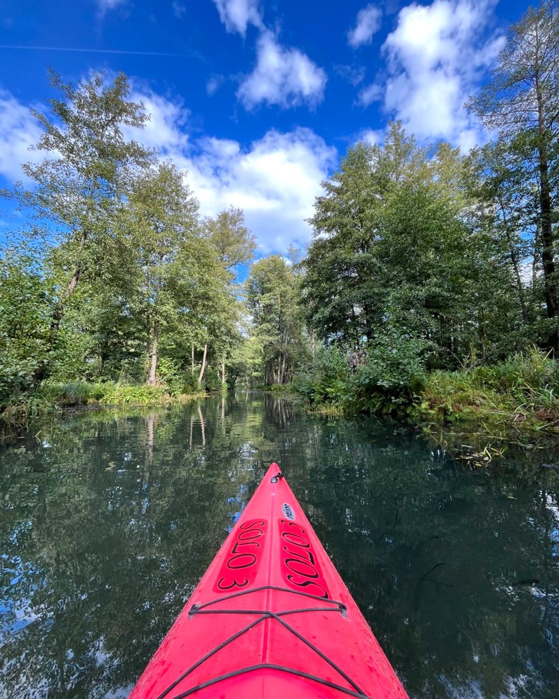 Kajak-Tour auf dem Fluss